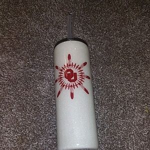 20oz Oklahoma university tumbler
